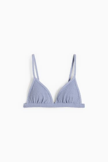Damen - Bikini-Top - Triangel - wattiert - LYCRA® XTRA LIFE™ - blau