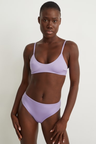 Femei - Top bikini - vătuit - LYCRA® XTRA LIFE™ - violet deschis