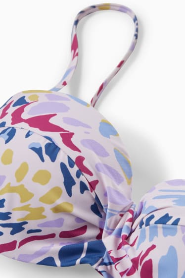 Donna - Reggiseno bikini - a fascia - imbottito - LYCRA® XTRA LIFE™ - rosa