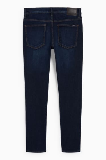 Mężczyźni - Skinny jeans - LYCRA® - dżins-ciemnoniebieski