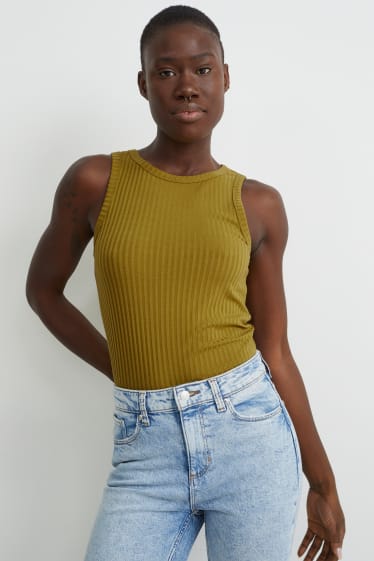 Damen - Top - khaki