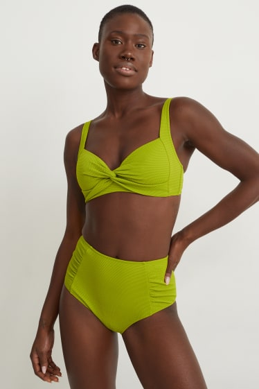 Femei - Chiloți bikini - talie medie - LYCRA® XTRA LIFE™ - verde