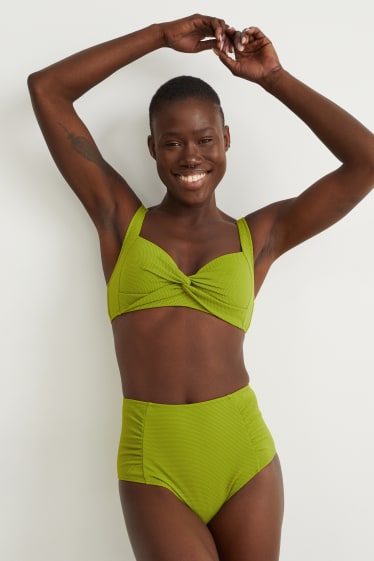 Damen - Bikini-Top - Bandeau - wattiert - LYCRA® XTRA LIFE™ - grün