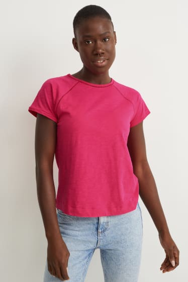 Damen - T-Shirt - pink