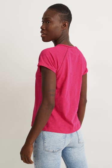 Damen - T-Shirt - pink