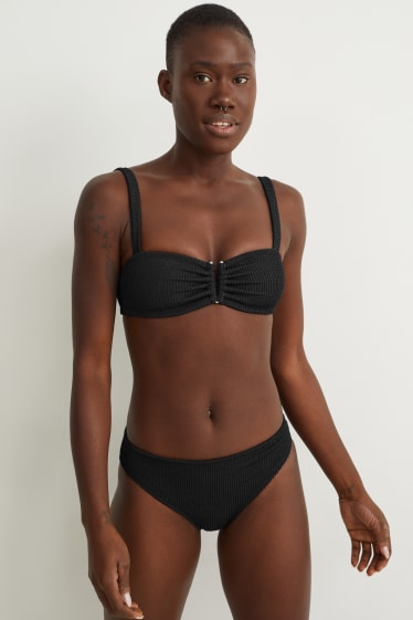 Damen - Bikini-Hose - Mid Waist - LYCRA® XTRA LIFE™ - schwarz