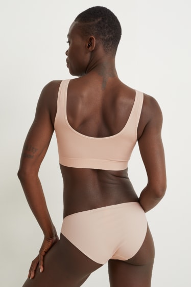 Damen - Multipack 3er - Slip - LYCRA® - hellbeige
