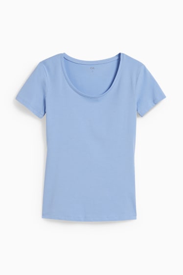 Femei - Tricou - albastru deschis