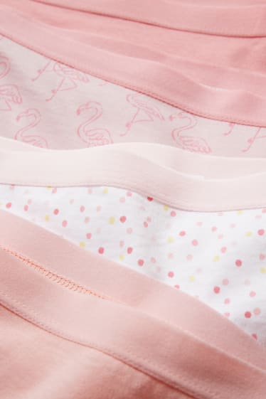 Enfants filles - Lot de 10 - caleçons - rose