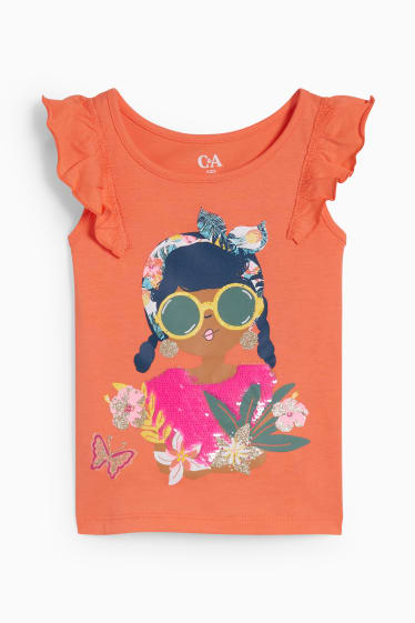 Children Girls - Top - orange