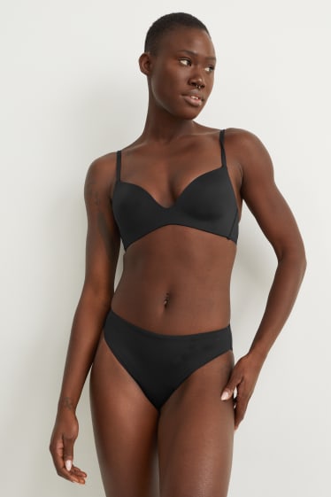 Damen - Bikini-Hose - Mid Waist - LYCRA® XTRA LIFE™ - schwarz