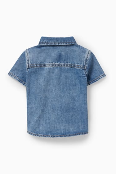 Baby Buben - Baby-Jeanshemd - jeansblau