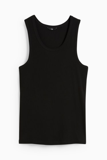 Heren - Tanktop - zwart