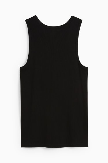 Heren - Tanktop - zwart