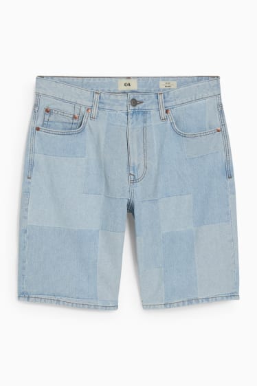 Herren - Jeans-Shorts - helljeansblau