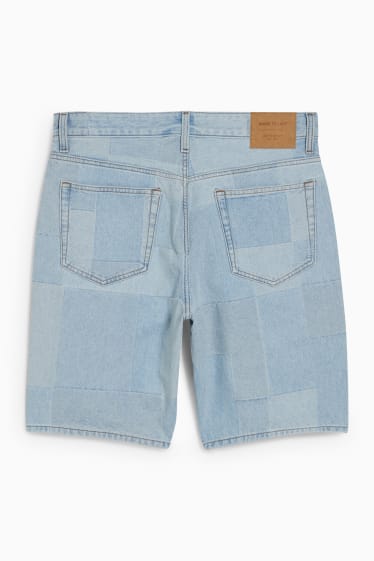 Herren - Jeans-Shorts - helljeansblau