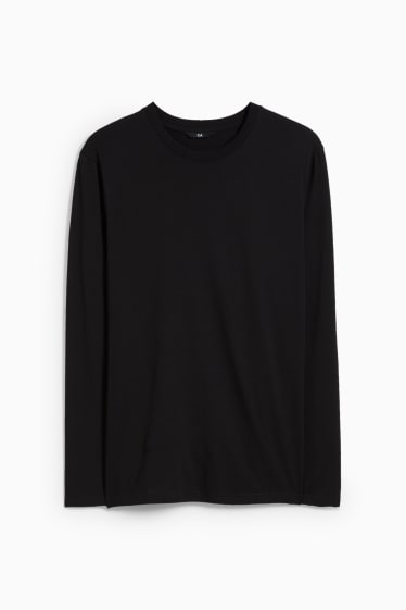 Uomo - Maglia a maniche lunghe - nero