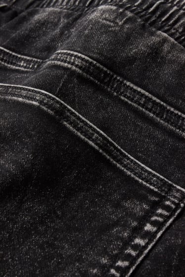 Hommes - Short en jean - noir