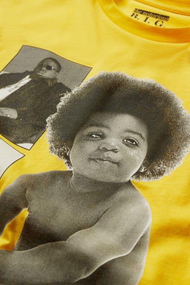 Hommes - T-shirt - The Notorious B.I.G. - jaune