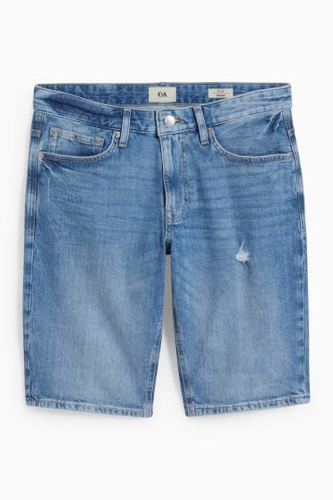 Home - Pantalons curts texans - LYCRA® - texà blau clar