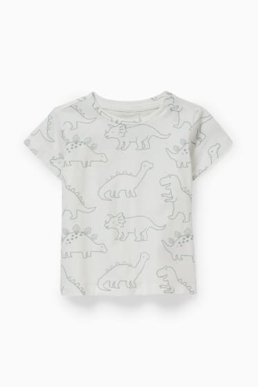 Babys - Dino - babyoutfit - 2-delig - groen