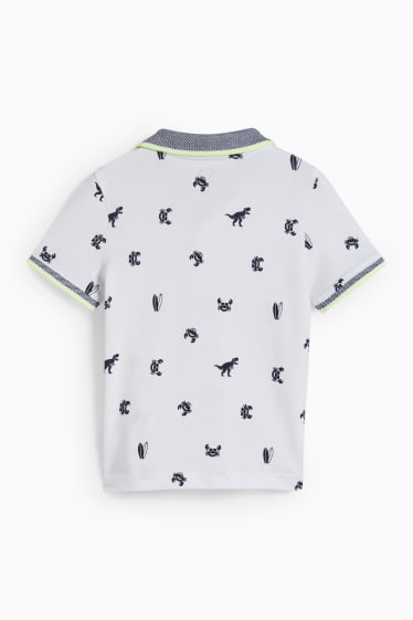 Nen - Polo - estampat - blanc