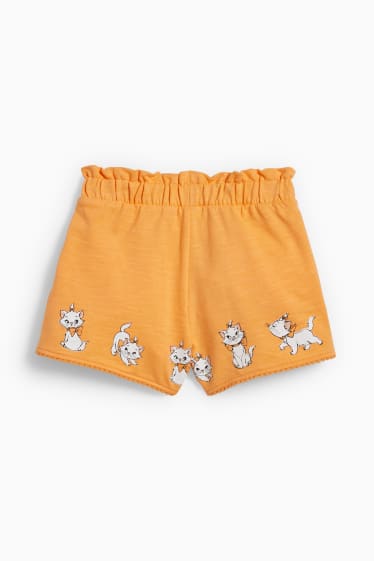 Enfants filles - Les Aristochats - short en molleton - orange