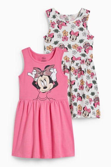 Children Girls - Multipack of 2 - Minnie Mouse - dress - pink