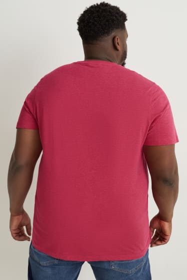 Hommes - T-shirt - rose foncé