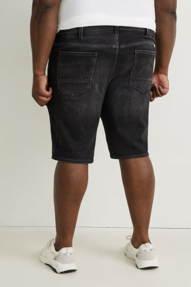 Heren - Korte spijkerbroek - Flex jog denim - LYCRA® - jeansdonkergrijs