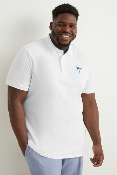 Herren - Poloshirt - weiß