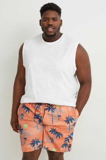 Hommes - Short de bain - orange