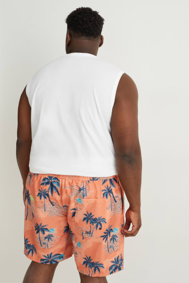 Hommes - Short de bain - orange