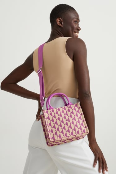 Femmes - Sac - à motif - violet