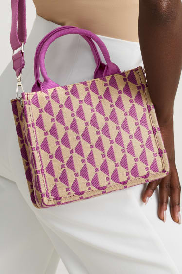 Femmes - Sac - à motif - violet