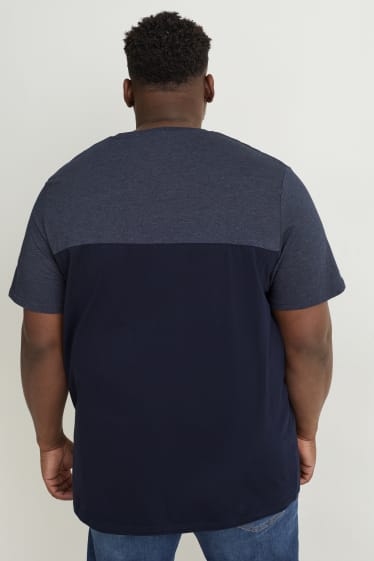 Hommes - T-shirt - bleu foncé