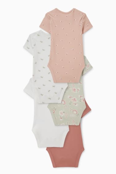 Babys - Multipack 5er - Baby-Body - mintgrün