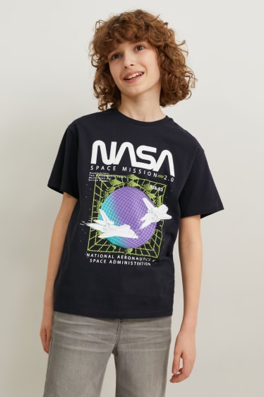 Nen - NASA - samarreta de màniga curta - gris fosc