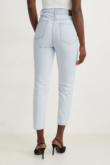 Dona - Mom jeans - high waist - texà blau clar