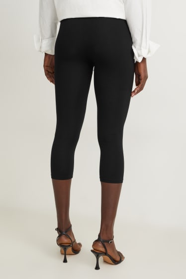 Women - Multipack of 2 - capri leggings - black