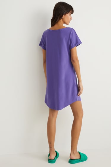 Dona - Vestit bàsic estil samarreta - lila