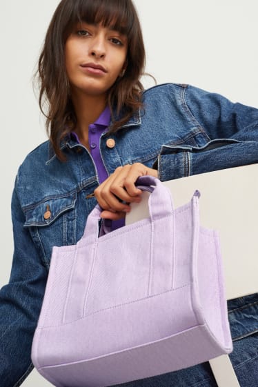 Mujer - Bolso con correa extraíble - violeta claro