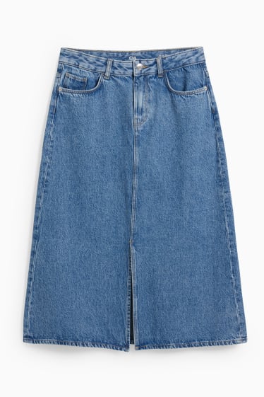Damen - Jeansrock - helljeansblau