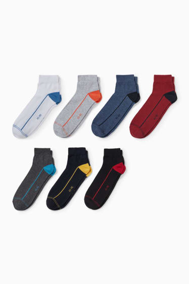 Herren - Multipack 7er - Kurzsocken - dunkelblau