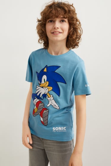 Bambini - Sonic - maglia a maniche corte - blu