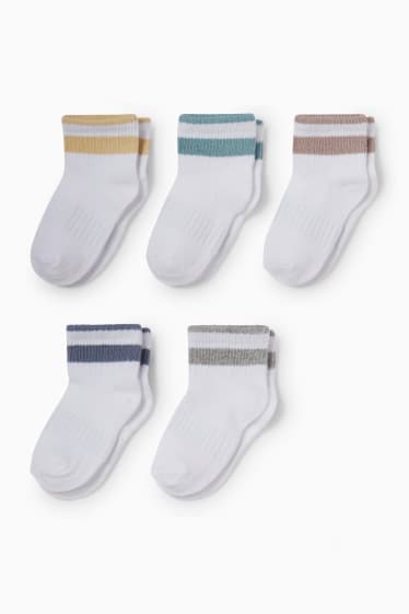 Miminka - Multipack 5 ks - ponožky pro miminka - bílá