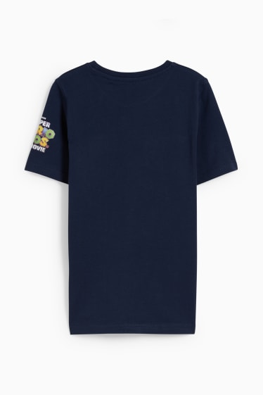 Bambini - Super Mario Bros. - t-shirt - blu scuro