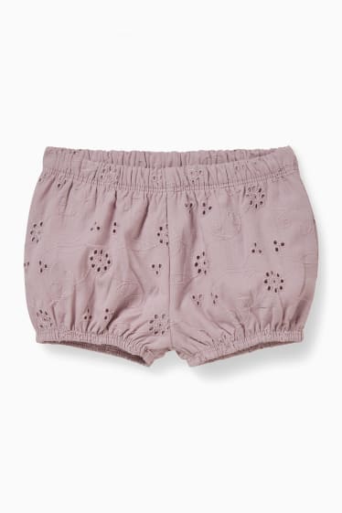 Baby Mädchen - Baby-Outfit - 2 teilig - cremeweiß