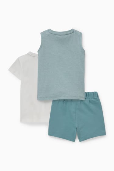 Baby Jungen - Baby-Outfit - 3 teilig - grün