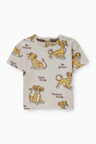 Miminka - Lví král - outfit pro miminka - 2dílný - béžová-žíhaná